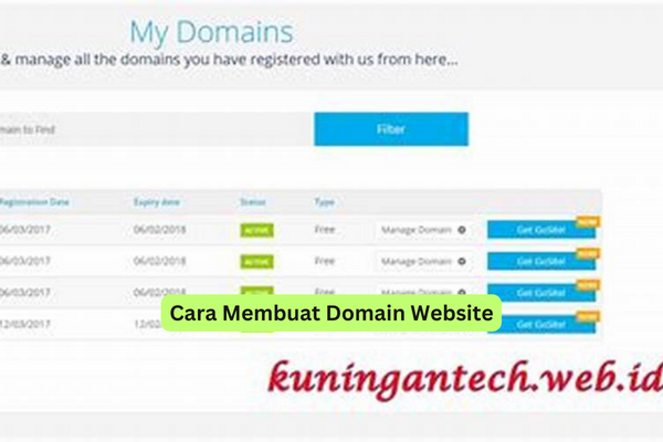 Cara Membuat Domain Website