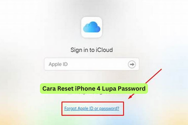 Cara Reset iPhone 4 Lupa Password