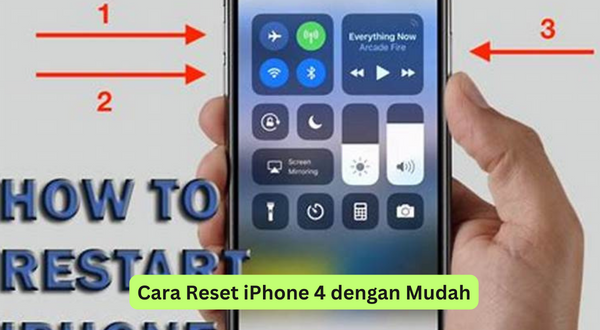 Cara Reset iPhone 4 dengan Mudah