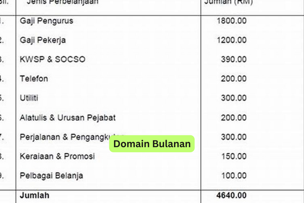Domain Bulanan