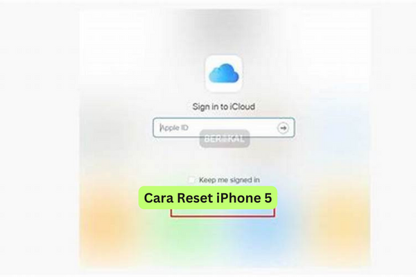 Cara Reset iPhone 5