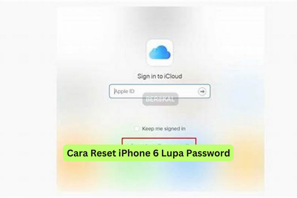 Cara Reset iPhone 6 Lupa Password