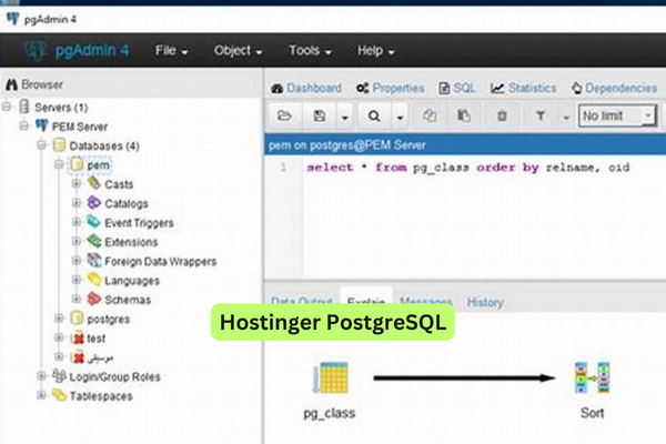 Hostinger PostgreSQL