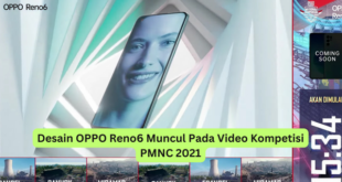Desain OPPO Reno6 Muncul Pada Video Kompetisi PMNC 2021