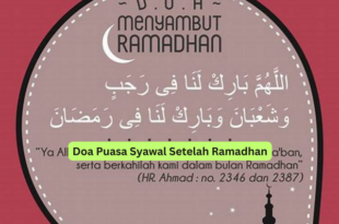 Doa Puasa Syawal Setelah Ramadhan