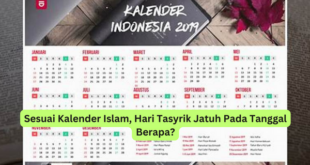 Sesuai Kalender Islam, Hari Tasyrik Jatuh Pada Tanggal Berapa