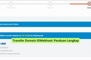 Transfer Domain IDWebhost Panduan Lengkap