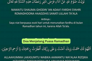 Doa Menjelang Puasa Ramadhan