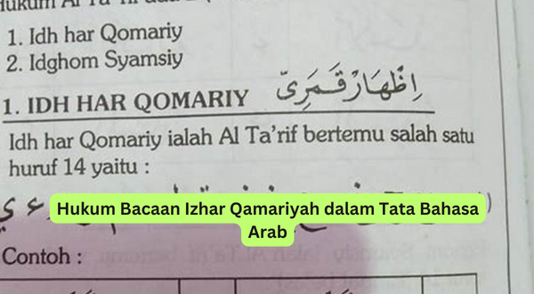 Hukum Bacaan Izhar Qamariyah dalam Tata Bahasa Arab