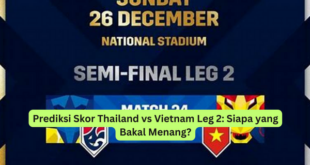 Prediksi Skor Thailand vs Vietnam Leg 2 Siapa yang Bakal Menang