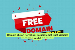 Domain Murah Pertahun Solusi Hemat Buat Website Anda!